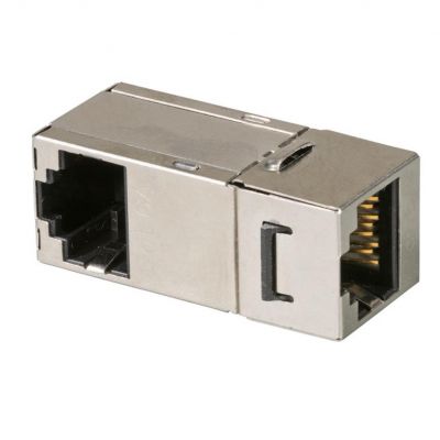 Adapter RJ45 kat. 6A STP Keystone Snap-In 90° metalowy obudowa 37483.1 C&C Partners (37483.1)