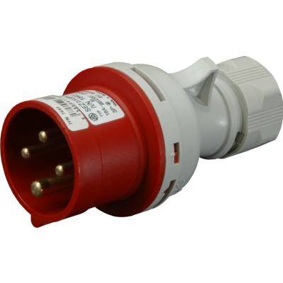 Wtyczka siłowa 32A/4P, IP44 IVN 3243 ORNO (IVN 3243)