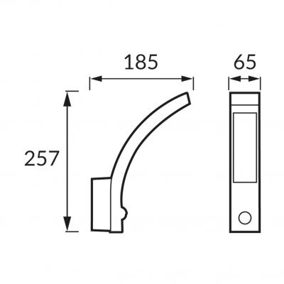 Oprawa hermetyczna z czujnikiem ruchu SONET LED S 10W WHITE NW (04460)