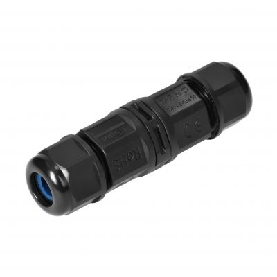 Konektor kablowy prosty z szybkozłączką IP68, 2x4mm2, 400V/20A (OR-AE-13619)