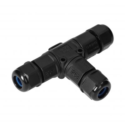 Konektor kablowy trójnik T z szybkozłączką IP68, 3x4mm2, 400V/16A (OR-AE-13622)