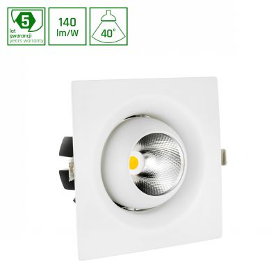 CEL MIRYDA SQUARE 840 27W 230V 40st White CEL46PRO3084040W  WOJP02910 Spectrum Led (WOJP02910)