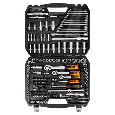 Zestaw kluczy 220 elementów 1/2", 3/8", 1/4" GTX (10-220)