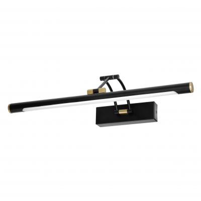 RICO LED 9W, lampa nad lustro, 990lm, 4000K, IP44, dł. 50 cm, czarna (AD-OM-6519L4/B)