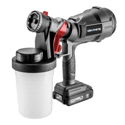 Pistolet natryskowy HVLP Energy+ 18V Li-Ion bez akumulatora GRAPHITE 58GE103 GTX (58GE103)