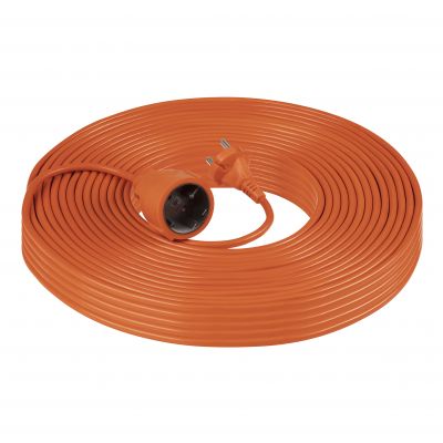 Przedłużacz ogrodowy jednogniazdowy, PVC,H05VV-F 2x1,5mm2, długość 50m (GES-4/50M)