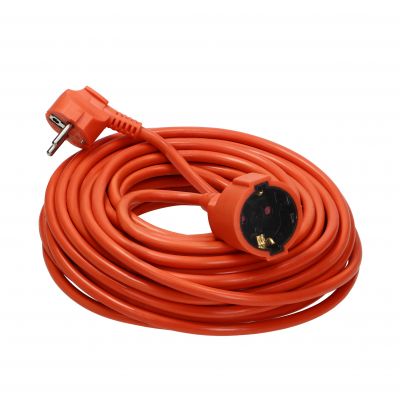 Przedłużacz ogrodowy jednogniazdowy Schuko, PVC 3x1,5mm2, długość 50m (GES-2(GS)/50M)