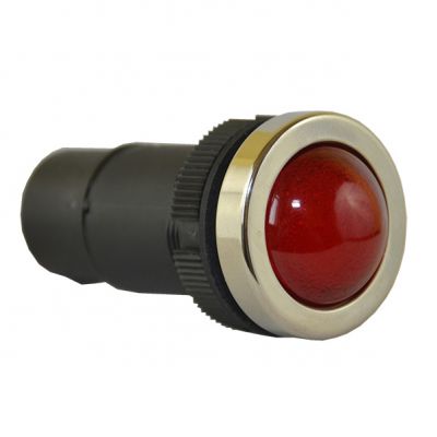 Lampka MD22S 24V-230V czerwona (W0-LD-MD22S C)