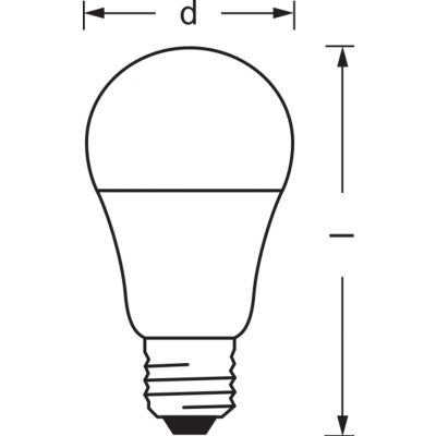 3PAK Żarówka LED E27 A60 9W 806lm CCT SMART+ WiFi ściemnialna 4058075485730 LEDVANCE (4058075485730)