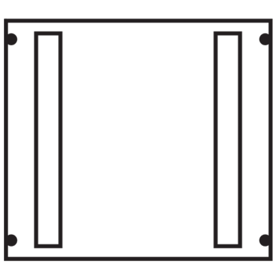 AS23V Maskownica 400x500 SmissLine (pionowa) (2CPX062775R9999)