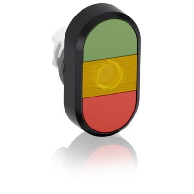 Przycisk podwójny bez tekstu żółte pole podświetlany MPD1-11Y (1SFA611130R1103)