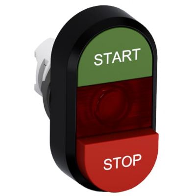 Przycisk podwójny START-STOP czerwone pole podświetlany MPD15-11R (1SFA611144R1101)