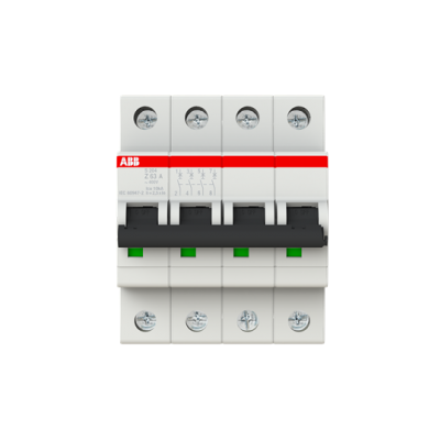 S204-Z63 Wyłącznik nadprądowy 6kA 4P Z63A 2CDS254001R0608 ABB (2CDS254001R0608)