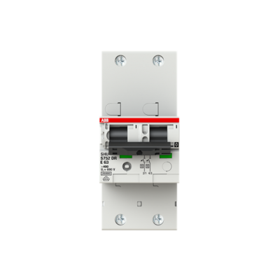 S752DR-E63 wyłącznik nadprądowy 2P selektywny E63A 25kA AC  (2CDH782001R0632)