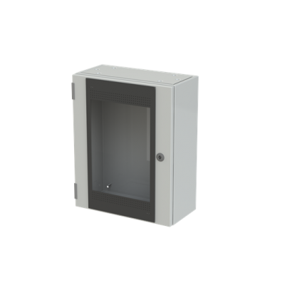 SRN5420VK Obudowa SR2 drzwi przeszklone bez płyty 500x400x200mm (hxwxd) (SRN5420VK)