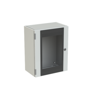 SRN5425VK Obudowa SR2 drzwi przeszklone bez płyty 500x400x250mm (hxwxd) (SRN5425VK)