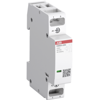 ABB Stycznik ESB20-02N-04, 20A (AC-1/AC-7a), 9A (AC-3), 110V AC/DC, 2NC 1SBE121111R0402 (1SBE121111R0402)