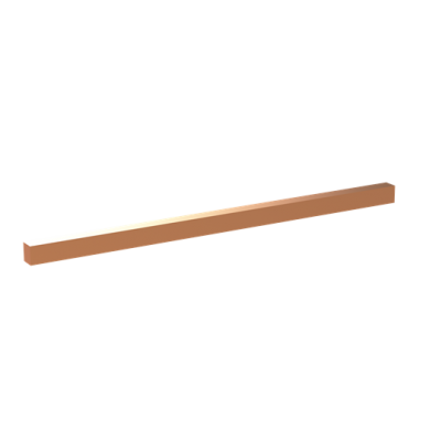 ZX2100 Szyna Cu 12x10mm, L:247mm (do samodzielnego montażu) (2CPX042583R9999)