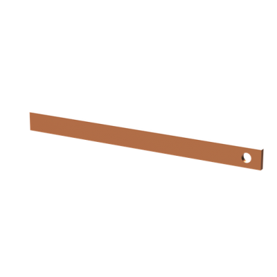 ZX2106 Szyna Cu 20x5mm, L:247mm (do samodzielnego montażu) (2CPX042588R9999)
