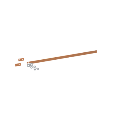 ZX2226 Szyna miedziana 20x5mm szerokość 3PW 750mm V1, A1 (do samodzielnego montażu) (2CPX042632R9999)