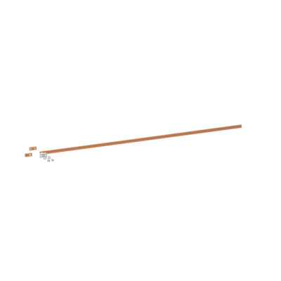 ZX2229 Szyna miedziana 20x5mm szerokość 6PW 1500mm V1, A1 (do samodzielnego montażu) (2CPX042635R9999)
