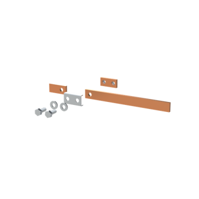 ZX2230 Szyna miedziana 20x5mm szerokość 1PW 250mm V2, A1 (do samodzielnego montażu) (2CPX042636R9999)