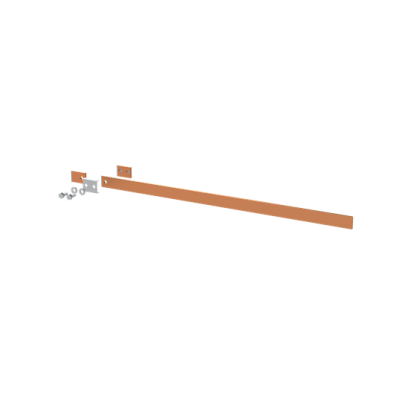 ZX2244 Szyna miedziana 30x5mm szerokość 3PW 750mm V2, A1 (do samodzielnego montażu) (2CPX042650R9999)