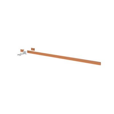 ZX2251 Szyna miedziana 30x10mm szerokość 4PW 1000mm V1, A1 (do samodzielnego montażu) (2CPX042657R9999)
