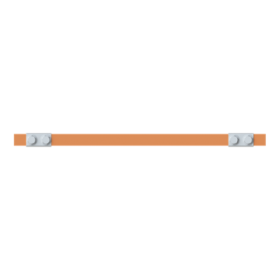 ZX2325 Szyna miedziana 20x5mm szerokość 2PW 500mm V1, A2 (do samodzielnego montażu) (2CPX042715R9999)