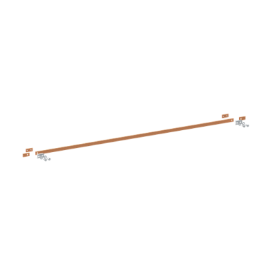 ZX2329 Szyna miedziana 20x5mm szerokość 6PW 1500mm V1, A2 (do samodzielnego montażu) (2CPX042719R9999)