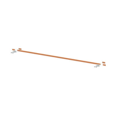ZX2329 Szyna miedziana 20x5mm szerokość 6PW 1500mm V1, A2 (do samodzielnego montażu) (2CPX042719R9999)