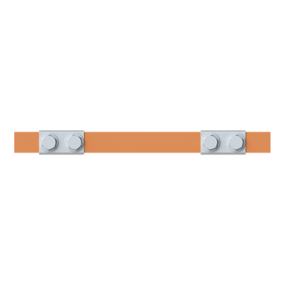 ZX2330 Szyna miedziana 20x5mm szerokość 1PW 250mm V2, A2 (do samodzielnego montażu) (2CPX042720R9999)