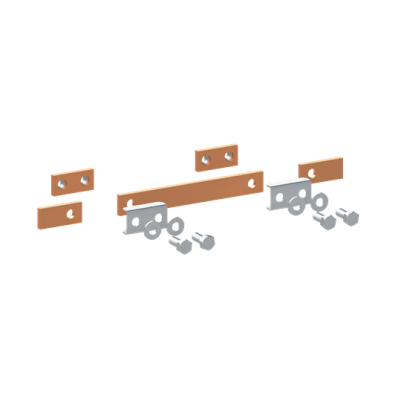 ZX2330 Szyna miedziana 20x5mm szerokość 1PW 250mm V2, A2 (do samodzielnego montażu) (2CPX042720R9999)