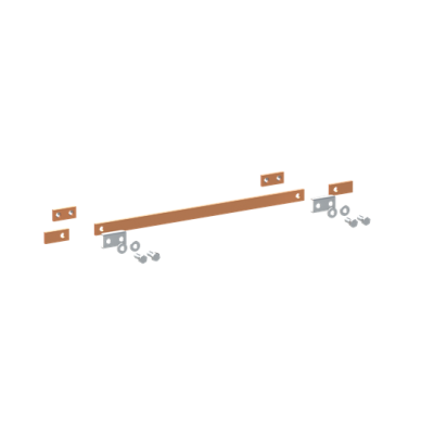 ZX2331 Szyna miedziana 20x5mm szerokość 2PW 500mm V2, A2 (do samodzielnego montażu) (2CPX042721R9999)