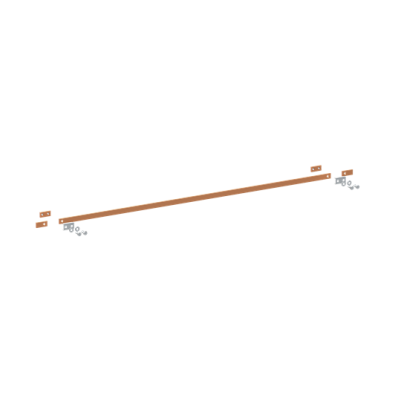 ZX2334 Szyna miedziana 20x5mm szerokość 5PW 1250mm V2, A2 (do samodzielnego montażu) (2CPX042724R9999)