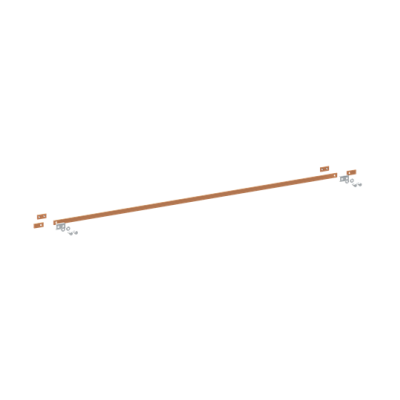 ZX2335 Szyna miedziana 20x5mm szerokość 6PW 1500mm V2, A2 (do samodzielnego montażu) (2CPX042725R9999)