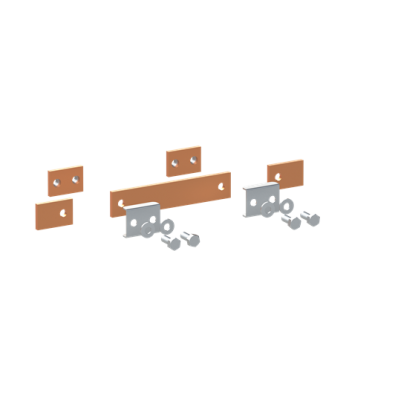 ZX2342 Szyna miedziana 30x5mm szerokość 1PW 250mm V2, A2 (do samodzielnego montażu) (2CPX042732R9999)