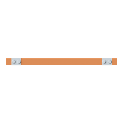 ZX2343 Szyna miedziana 30x5mm szerokość 2PW 500mm V2, A2 (do samodzielnego montażu) (2CPX042733R9999)