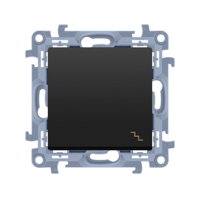 Simon 10 Łącznik schodowy szybkozłączka czarny mat CW6C.01/49 KONTAKT (CW6C.01/49)