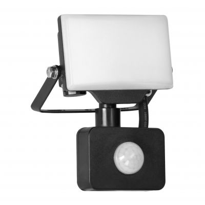 PORTO S LED 10W naświetlacz z PIR, 800lm, IP44, 4000K, aluminium + poliwęglan (AD-NL-6462BLR4)
