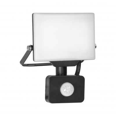 PORTO S LED 20W naświetlacz z PIR, 1600lm, IP44, 4000K, aluminium + poliwęglan (AD-NL-6463BLR4)