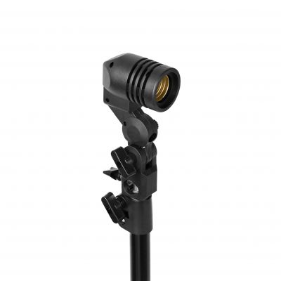 RIGEL LED zestaw: lampa warsztatowa składana 5-skrzydłowa 55W + statyw + adapter (AD-NL-6516)