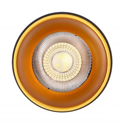 ELIZA, oprawa typu downlight, GU10 max. 35W, IP20, okrągła, czarno-złota, aluminium (AD-OD-6521/B-C)