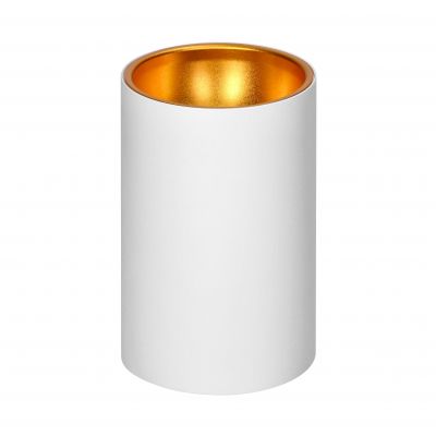 ELIZA, oprawa typu downlight, GU10 max. 35W, IP20, okrągła, biało-złota, aluminium (AD-OD-6521/W-C)