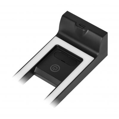 ARTUS lampka podszafkowa LED 3W, 225lm, 4000K, z włącznikiem dotykowym i USB, czarna (AD-OM-6474L4/B/USB)