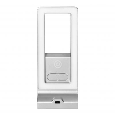 ARTUS zestaw 3 lampek podszafkowych LED, 3x3W, 3x225lm, 4000K, z włącznikiem dotykowym i USB, szare (AD-OM-6475L4/G)