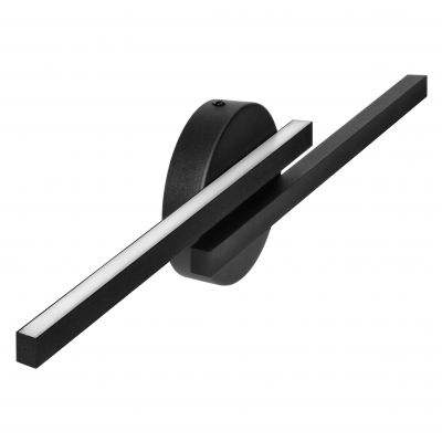 TEKANO LED 14W, lampa nad lustro, 1540lm, 4000K, IP44, dł. 55 cm, aluminium, czarna (AD-OM-6517L4/B)