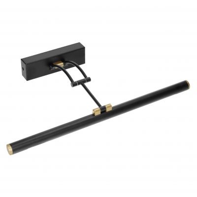 RICO LED 9W, lampa nad lustro, 990lm, 4000K, IP44, dł. 50 cm, czarna (AD-OM-6519L4/B)