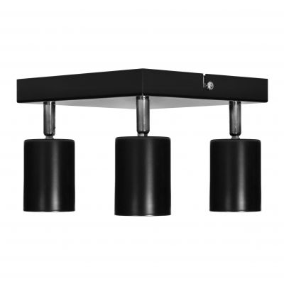 DOA SP 4, oprawa ścienno-sufitowa, GU10 max. 4x50W, IP20, czarna, kwadrat (AD-OP-6348BGU10)