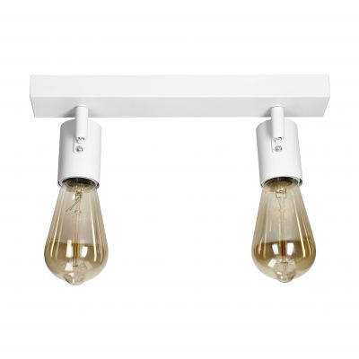 RIO SP 2, oprawa ścienno-sufitowa, E27 max. 2x60W, IP20, biała (AD-OP-6430WE27)